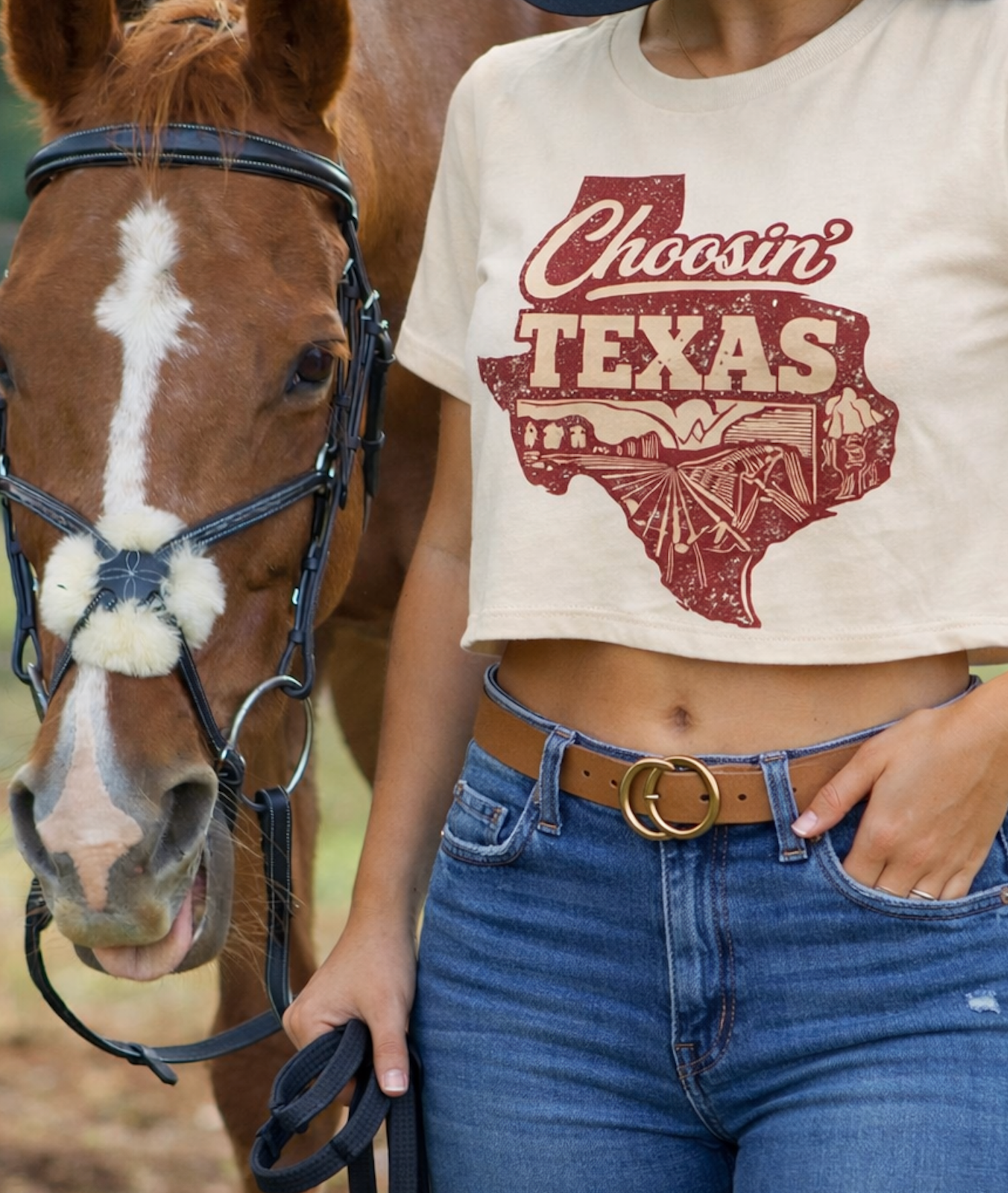 He's Choosin' Texas - Crop